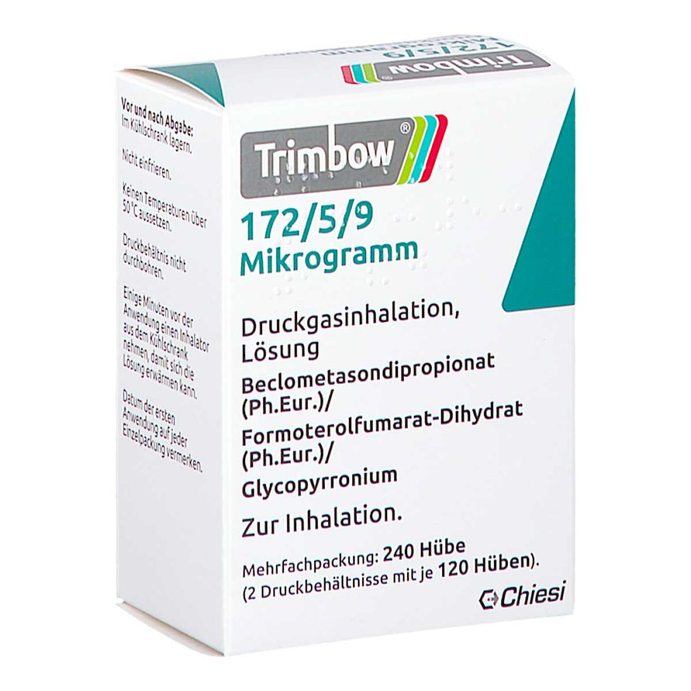 Trimbow 172 Μg/5 Μg/9 Μg 120 Hub Druckgasinhalat. (2 stk)