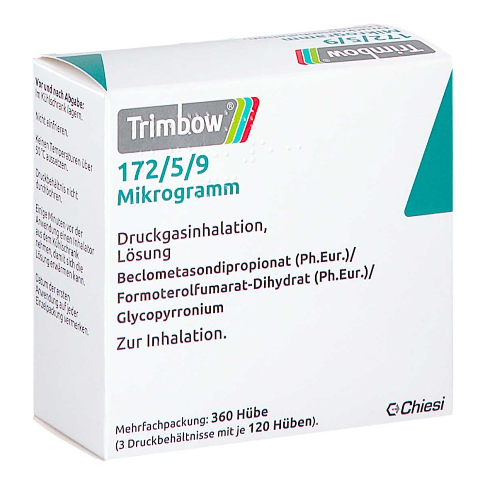 Trimbow 172 Μg/5 Μg/9 Μg 120 Hub Druckgasinhalat. (3 stk)
