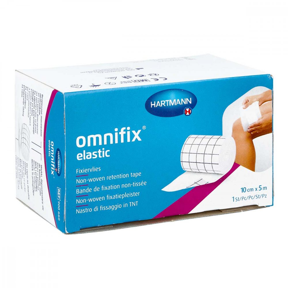 Das Produktfoto zeigt Omnifix Elastic 10 Cmx5 M Otc (1 stk) PZN 16885839
