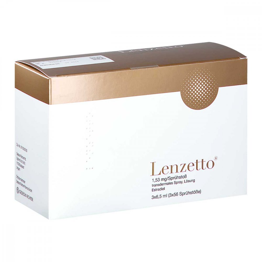Lenzetto 1,53 Mg/Sprühstoß Transdermales Spray (3X6.5 ml)