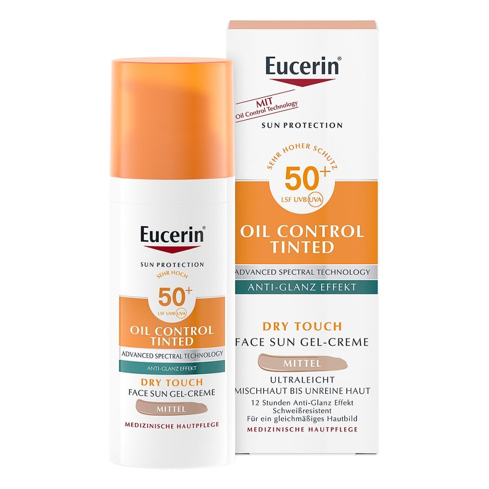 Eucerin Sun Oil Control Tinted Creme Lsf 50+ Mitt. (50 ml)