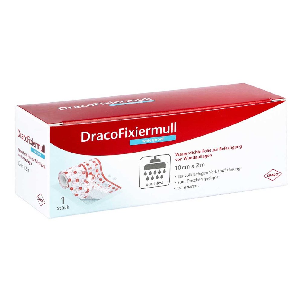 Dracofixiermull Waterproof 10 Cmx2 M (1 stk)