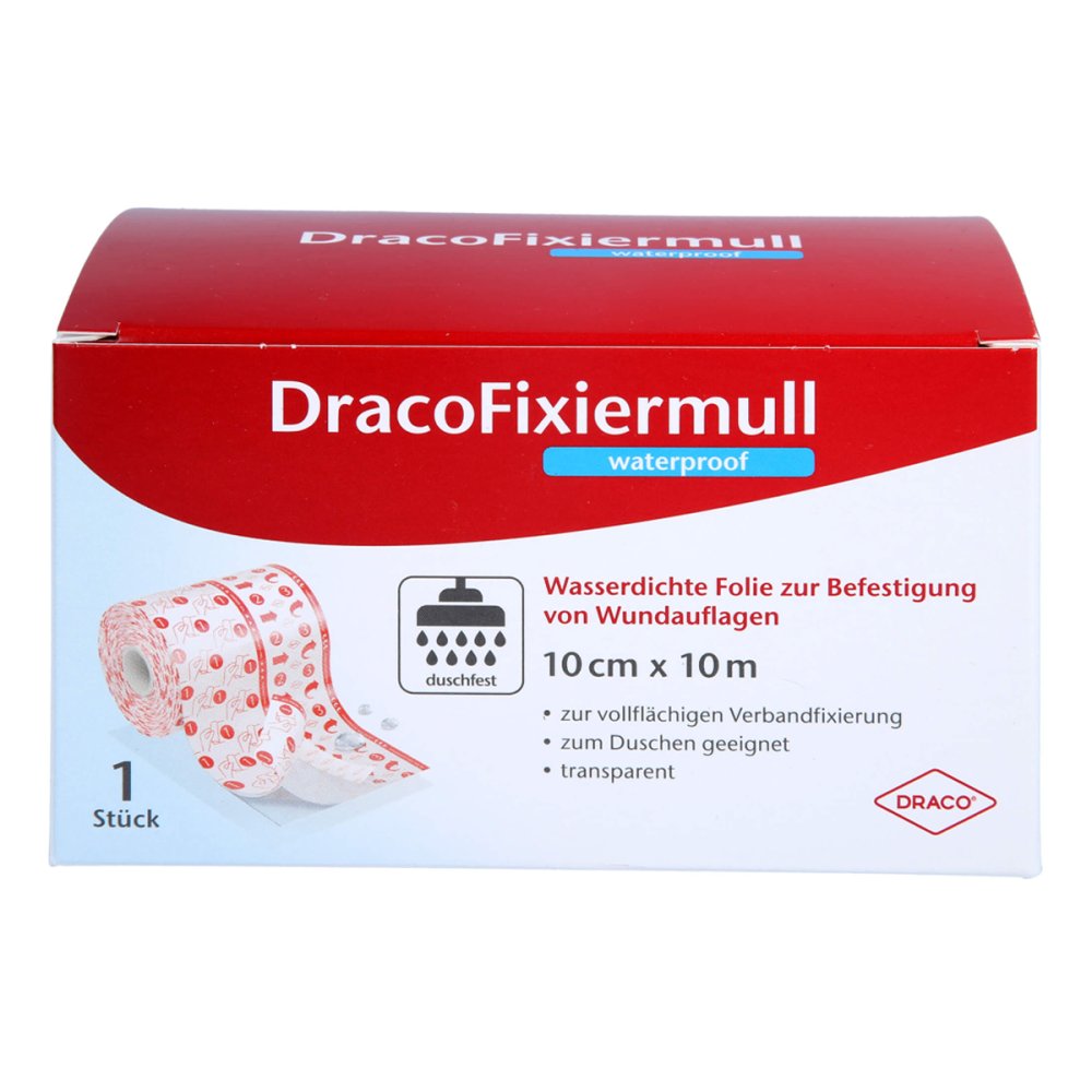 Dracofixiermull Waterproof 10 Cmx10 M (1 stk)