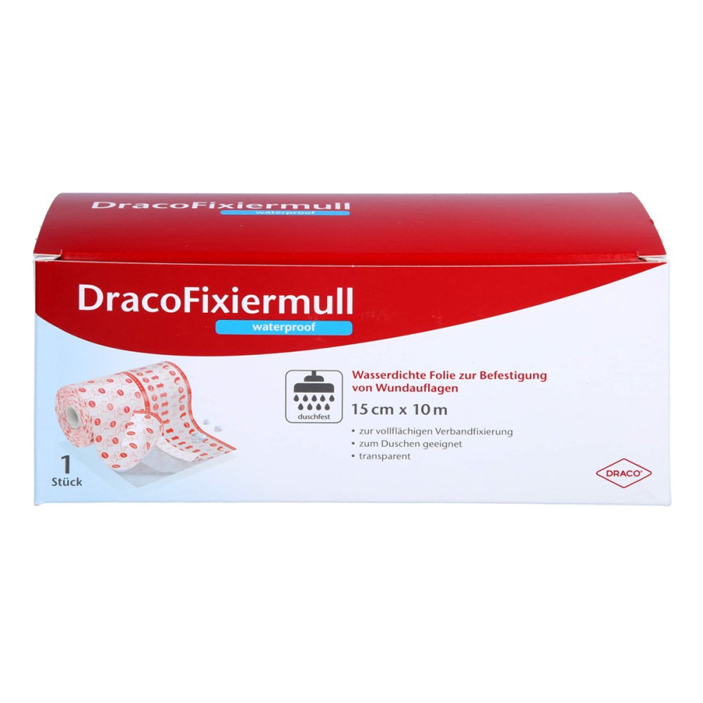 Dracofixiermull Waterproof 15 Cmx10 M (1 stk)