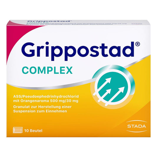 Grippostad Complex Ass/Pseudoeph.500/30 Mg Orange (10 stk)