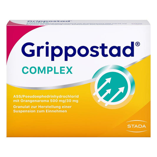 Grippostad Complex Ass/Pseudoeph.500/30 Mg Orange (20 stk)