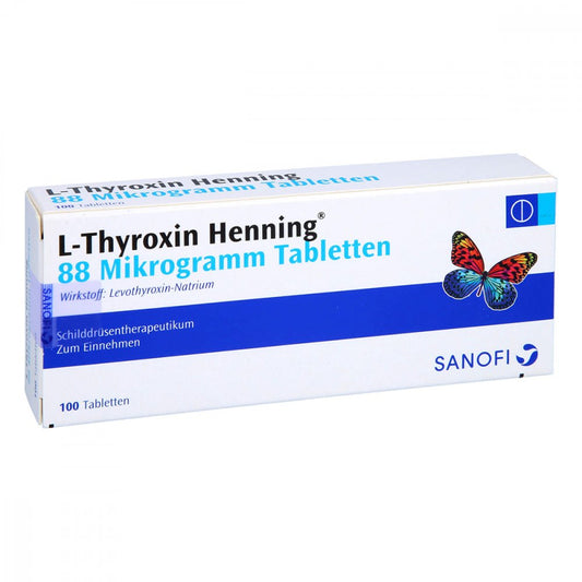 L-Thyroxin Henning 88 Μg Tabletten (100 stk)