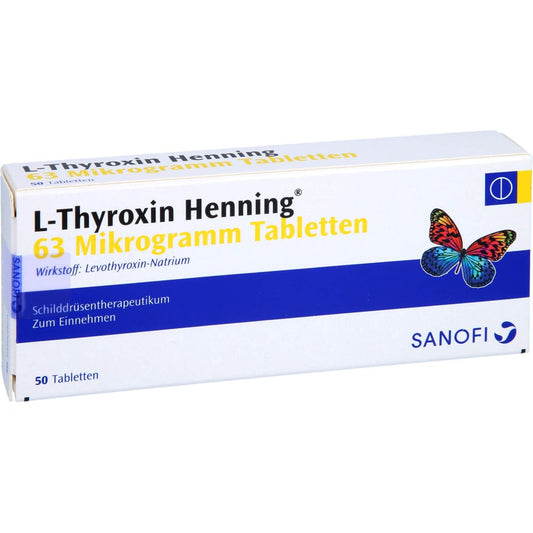 L-Thyroxin Henning 63 Μg Tabletten (50 stk)