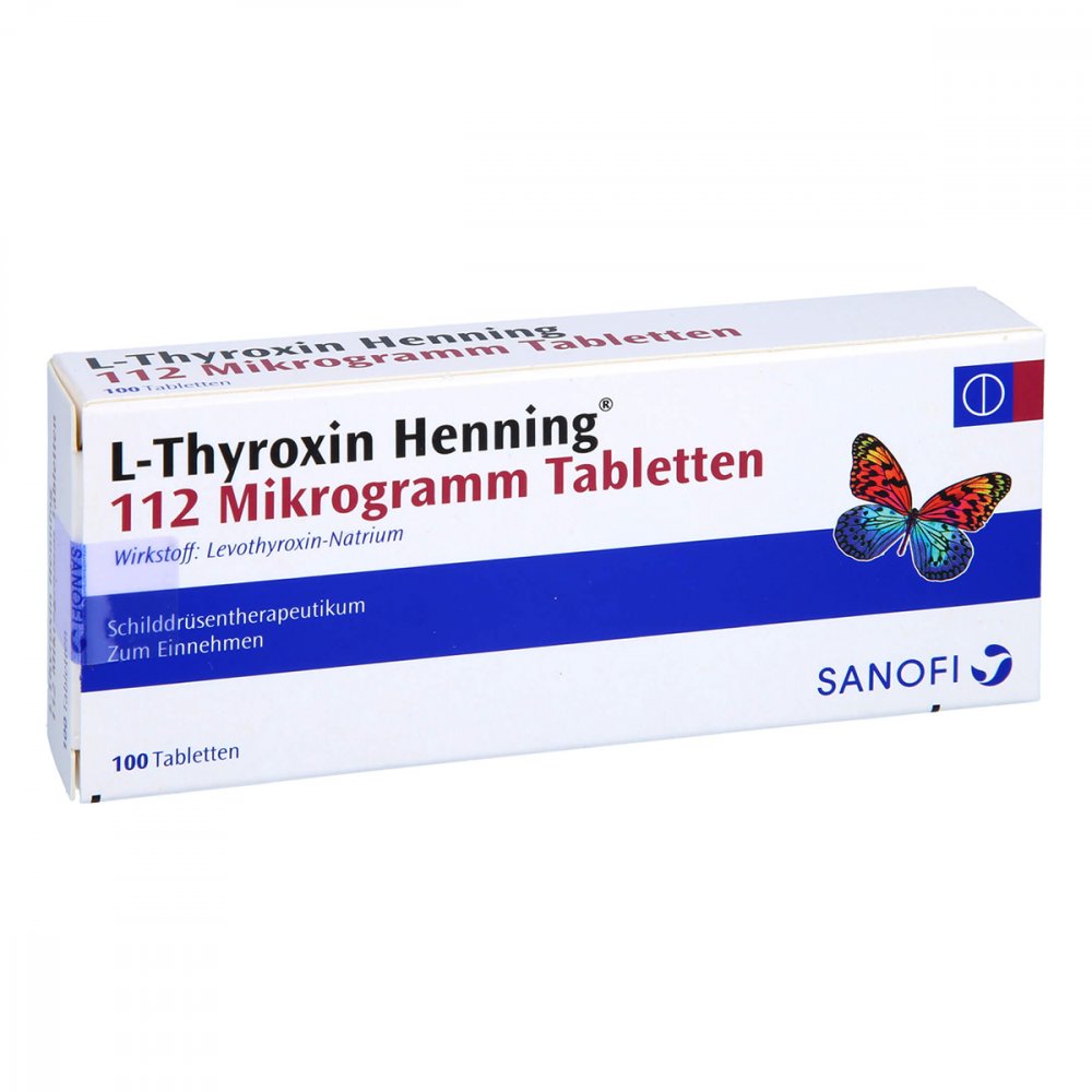 L-Thyroxin Henning 112 Μg Tabletten (100 stk)