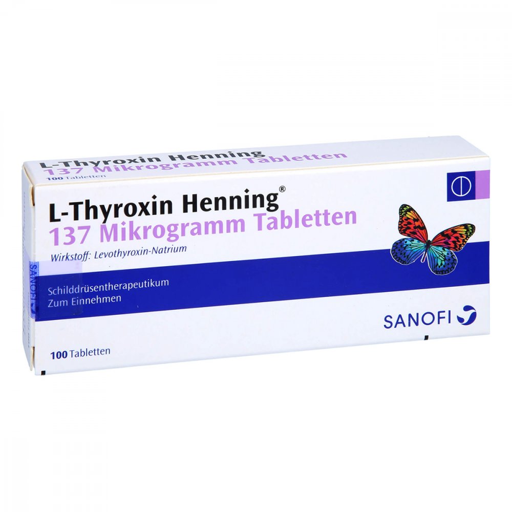 L-Thyroxin Henning 137 Μg Tabletten (100 stk)