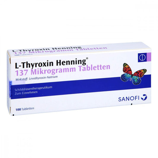 L-Thyroxin Henning 137 Μg Tabletten (100 stk)