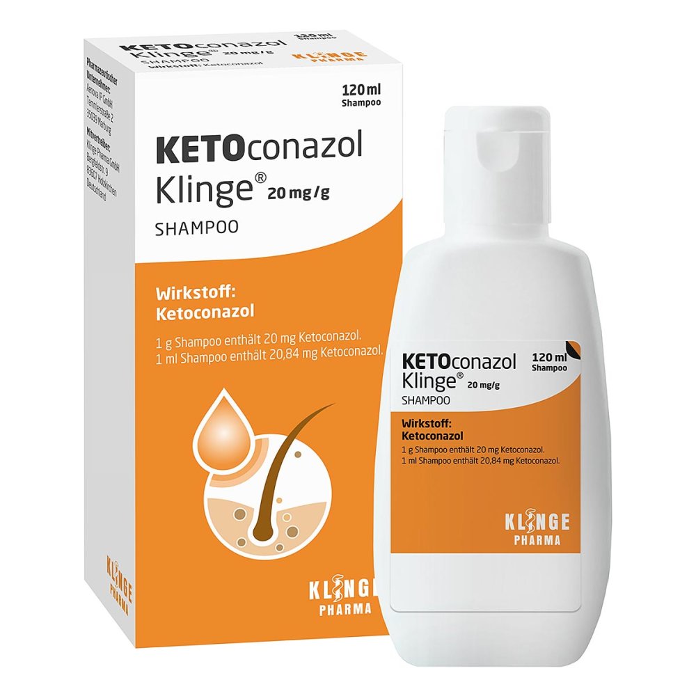 Ketoconazol Klinge 20 Mg/G Shampoo (120 ml)