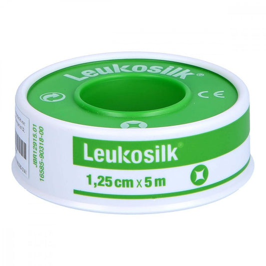 Das Produktfoto zeigt Leukosilk 1,25 Cmx5 M (24 stk) PZN 16926099