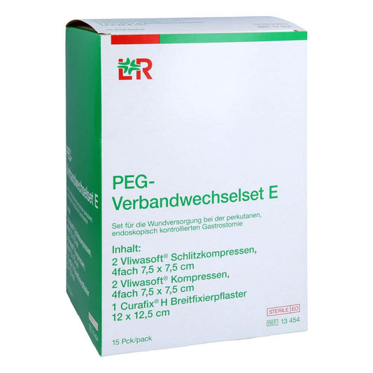 Das Produktfoto zeigt Peg Verbandwechsel Set E (15 stk) PZN 16926142