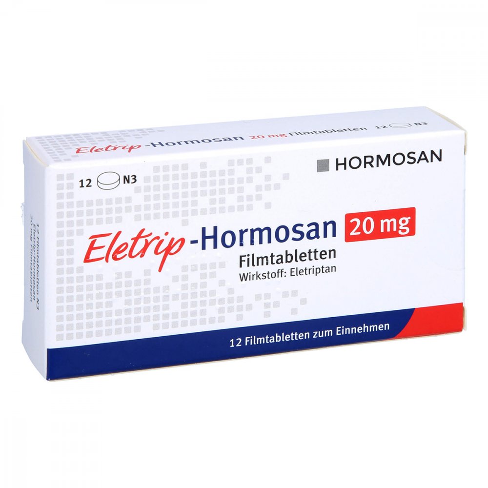 Eletrip-Hormosan 20 Mg Filmtabletten (12 stk)