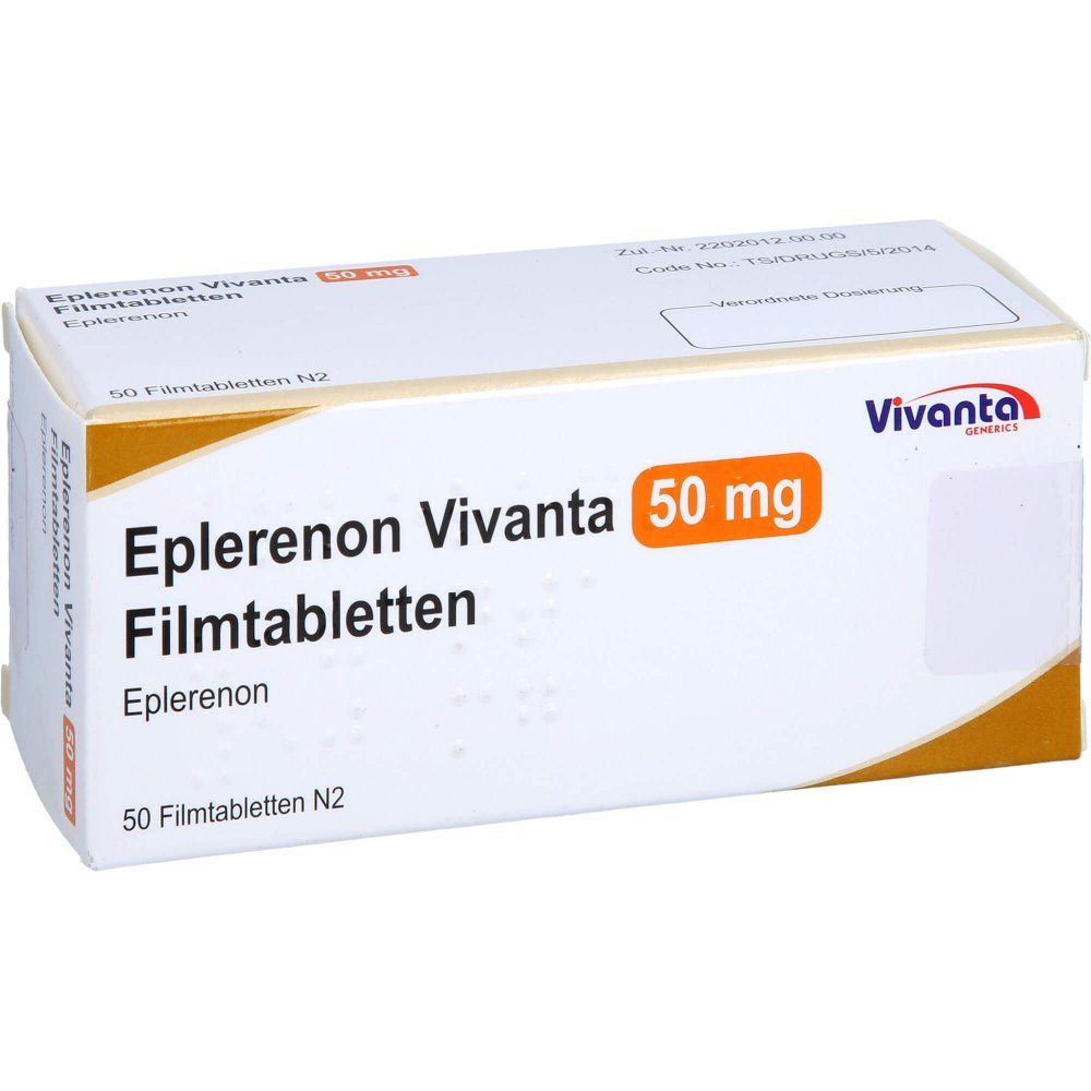 Eplerenon Vivanta 50 Mg Filmtabletten (50 stk)