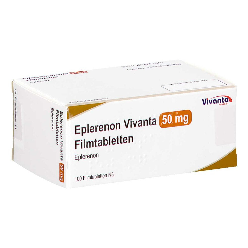 Eplerenon Vivanta 50 Mg Filmtabletten (100 stk)