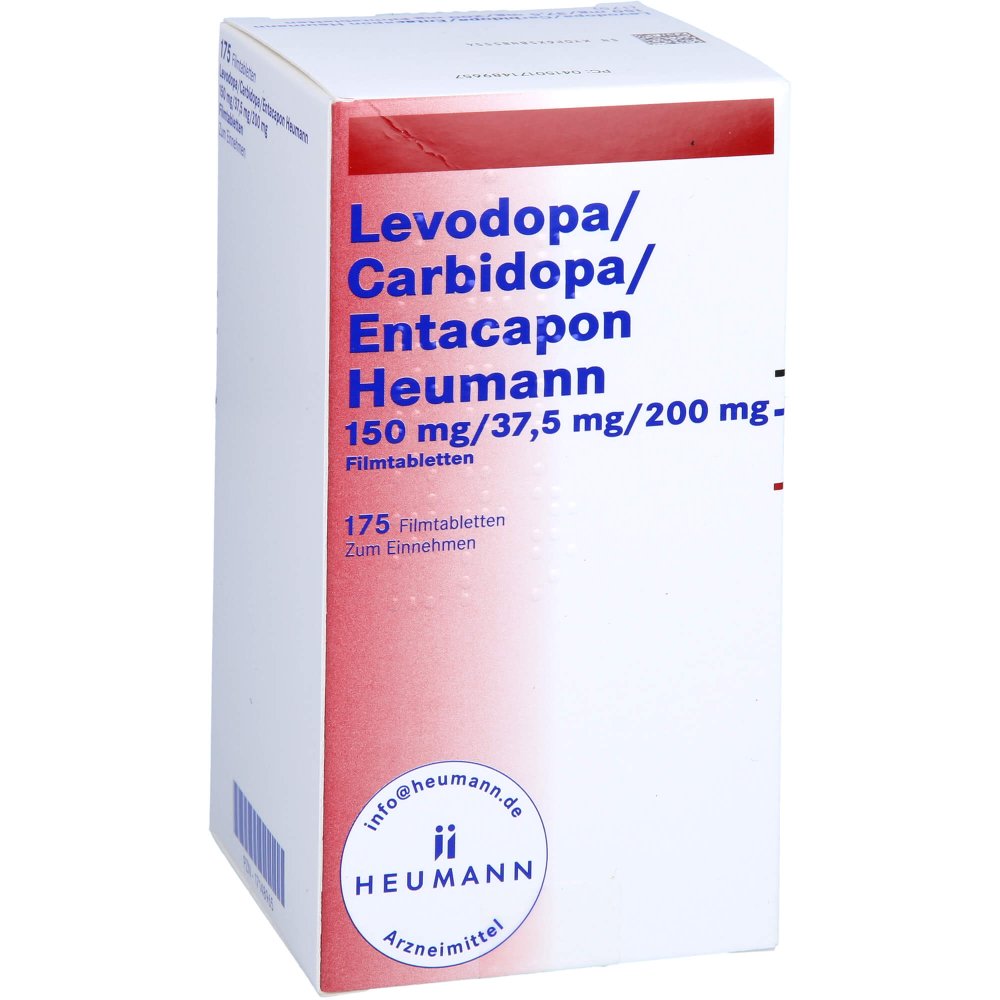Levodopa/Carbidopa/Entacapon Heumann 150/37,5/200 (175 stk)