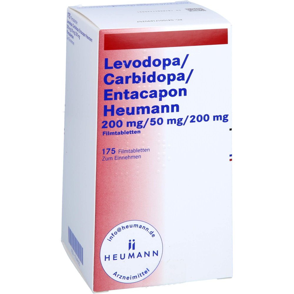 Levodopa/Carbidopa/Entacapon Heumann 200/50/200 (175 stk)
