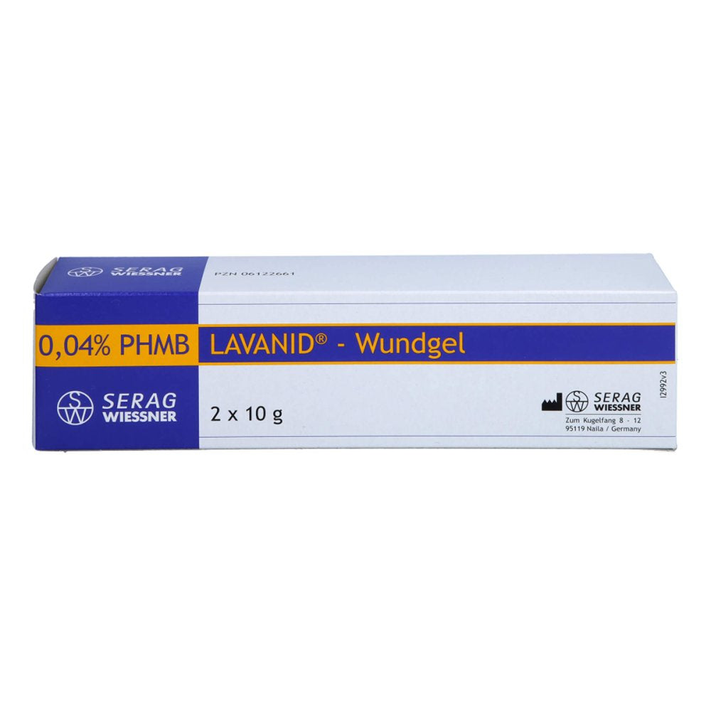 Das Produktfoto zeigt Lavanid Wundgel (2X10 g) PZN 17162304