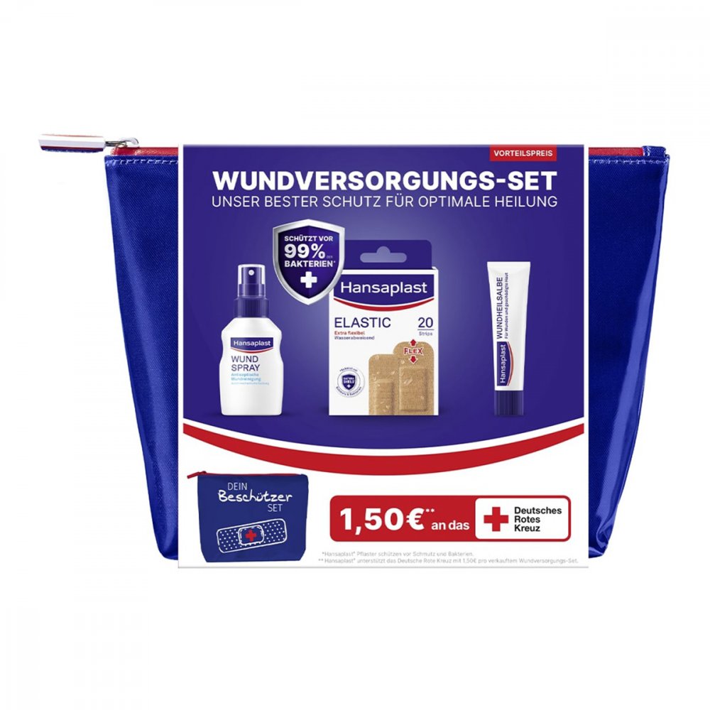 Das Produktfoto zeigt Hansaplast Wundversorgungs-Set (1 stk) PZN 17178593