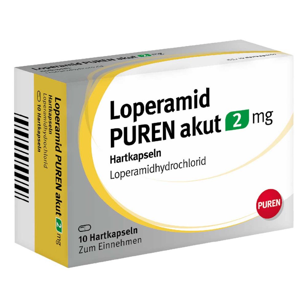 Loperamid Puren Akut 2 Mg Hartkapseln (10 stk)