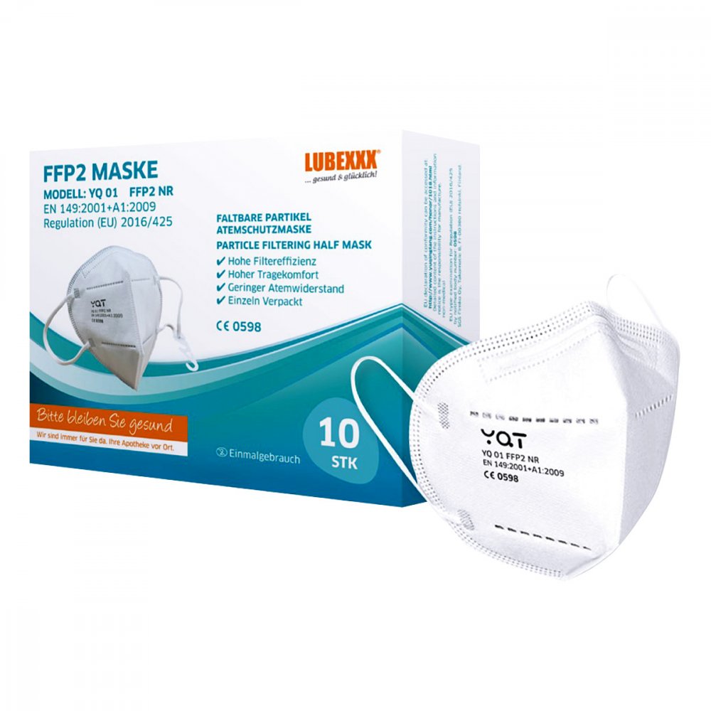 Lubexxx Ffp2 Yqt Maske Ce0598 Einzelbeutel In De (10 stk)