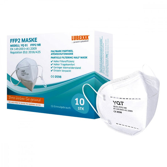 Lubexxx Ffp2 Yqt Maske Ce0598 Einzelbeutel In De (10 stk)