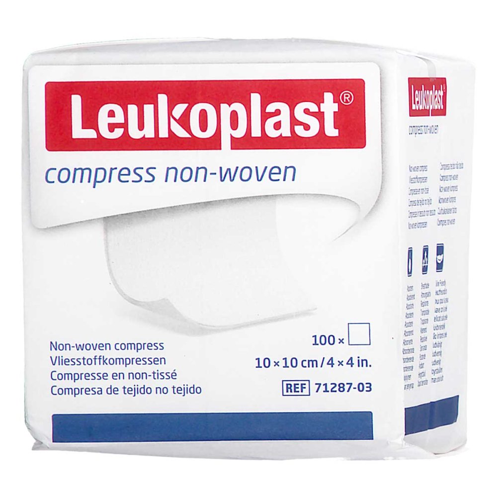 Leukoplast Compress Non-Woven 10x10cm Unste.4f (100 stk)