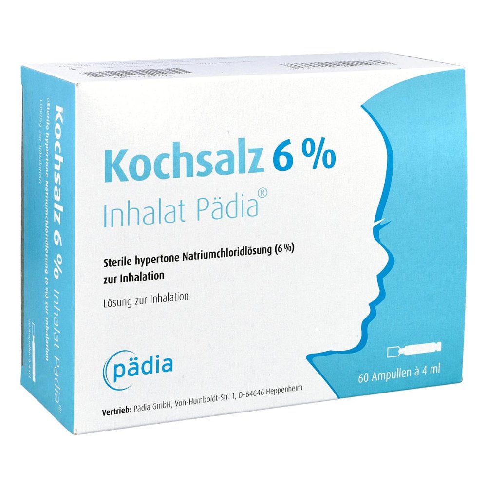 Kochsalz 6% Inhalat Pädia Ampullen (60 stk)