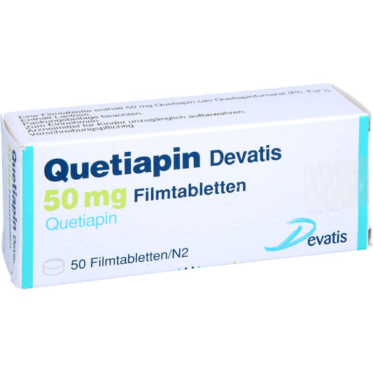 Quetiapin Devatis 50 Mg Filmtabletten (50 stk)