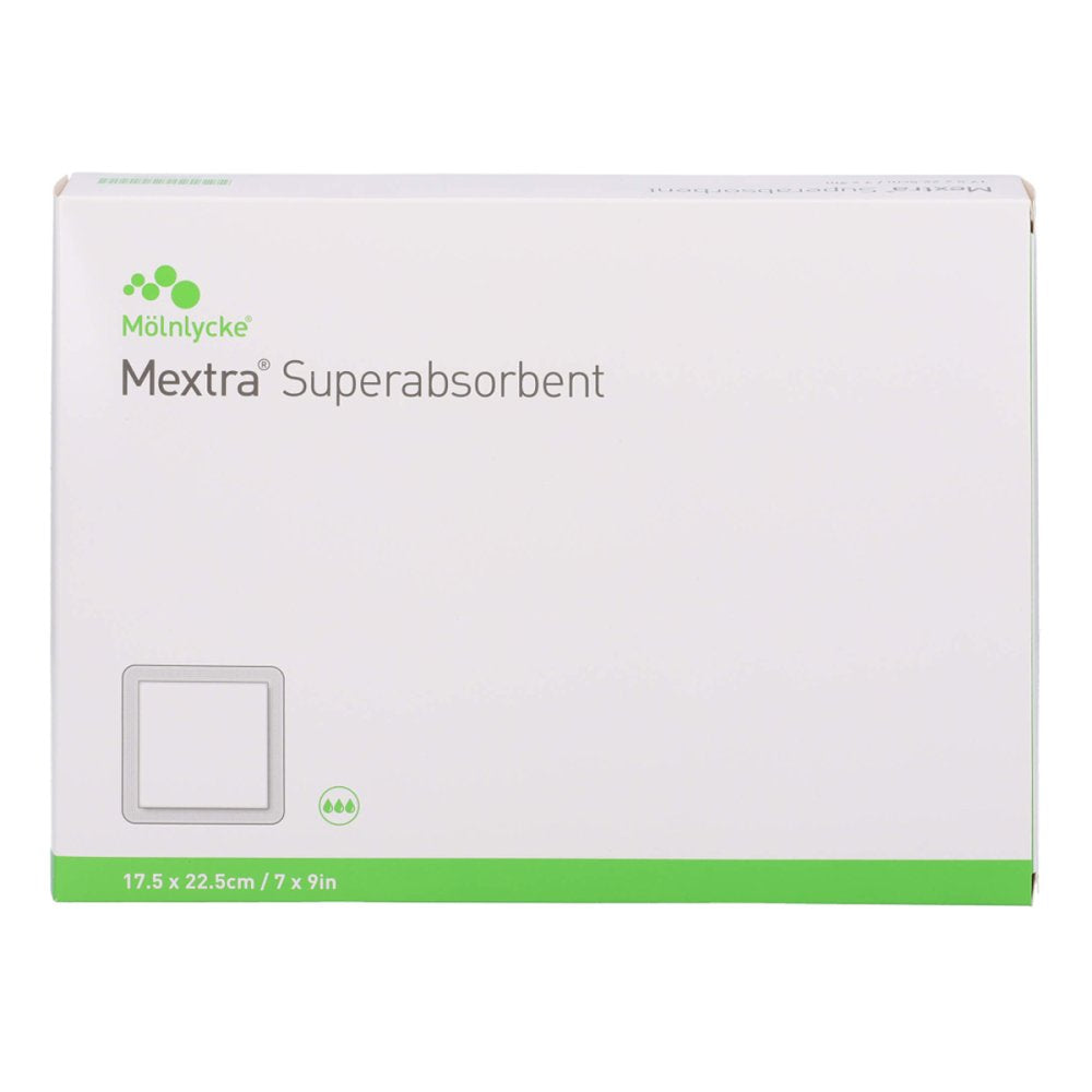 Das Produktfoto zeigt Mextra Superabsorbent Verband 17,5x22,5 Cm (10 stk) PZN 17252970