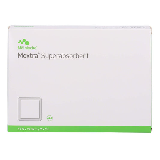 Das Produktfoto zeigt Mextra Superabsorbent Verband 17,5x22,5 Cm (10 stk) PZN 17252970