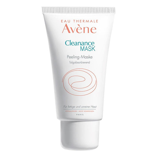 Das Produktfoto zeigt Avene Cleanance Mask Peeling Maske Nat.Zellulose (50 ml) PZN 17257660