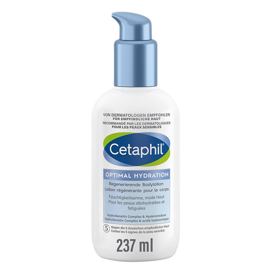 Das Produktfoto zeigt Cetaphil Optimal Hydration Bodylotion (237 ml) PZN 17259162