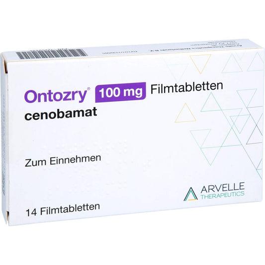 Das Produktfoto zeigt Ontozry 100 Mg Filmtabletten (14 stk) PZN 17259334