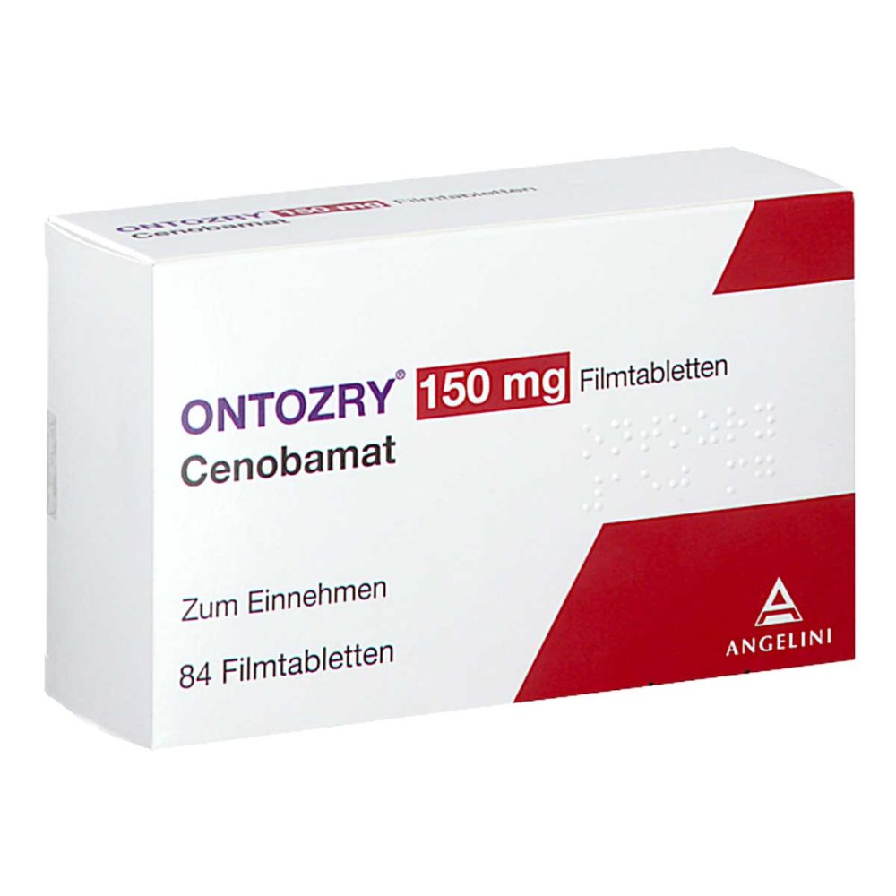 Das Produktfoto zeigt Ontozry 150 Mg Filmtabletten (84 stk) PZN 17259400