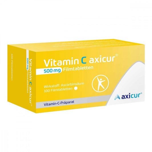 Vitamin C Axicur 500 Mg Filmtabletten (100 stk)