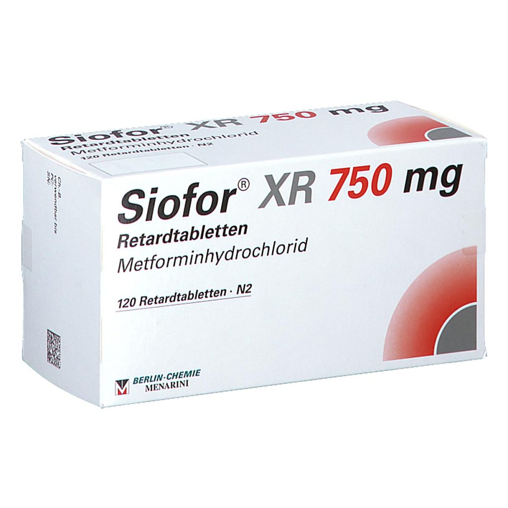 Siofor Xr 750 Mg Retardtabletten (120 stk)