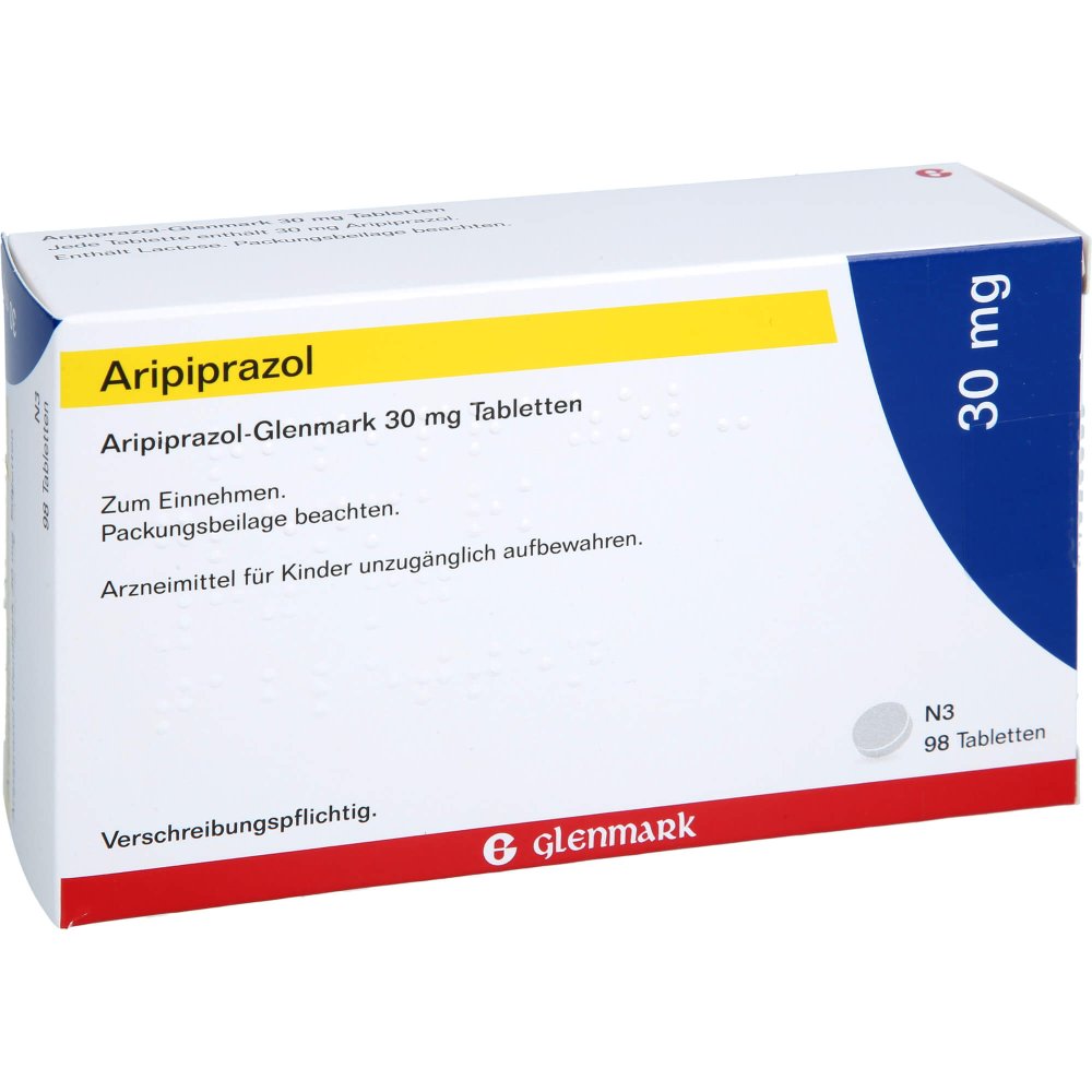 Aripiprazol-Glenmark 30 Mg Tabletten (98 stk)