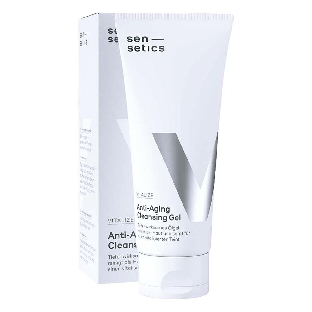 Das Produktfoto zeigt Sensetics Vitalize Anti-Aging Cleansing Gel (100 ml) PZN 17284272