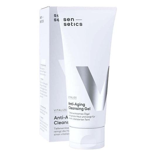 Das Produktfoto zeigt Sensetics Vitalize Anti-Aging Cleansing Gel (100 ml) PZN 17284272