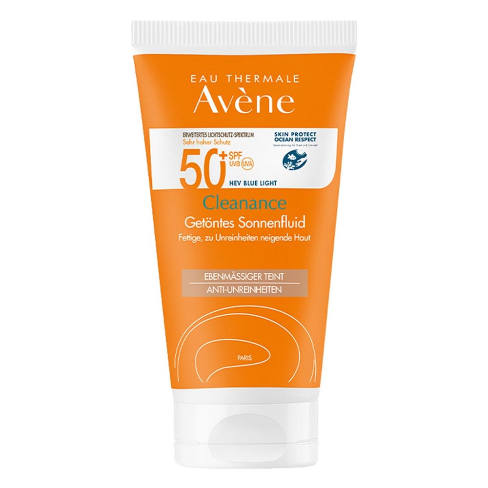 Avene Cleanance Sonnenfluid Spf 50+ Getönt (50 ml)
