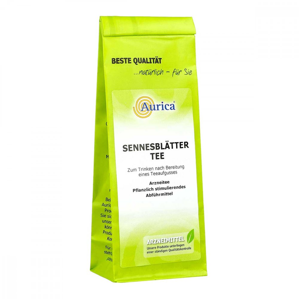 Das Produktfoto zeigt Sennesblätter Tee (50 g) PZN 17313140