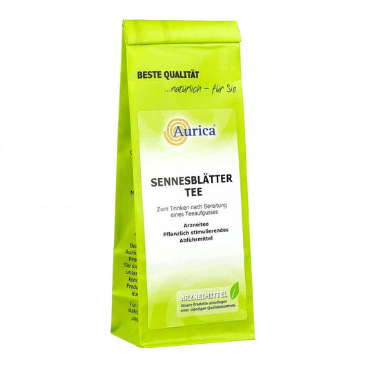 Das Produktfoto zeigt Sennesblätter Tee (50 g) PZN 17313140