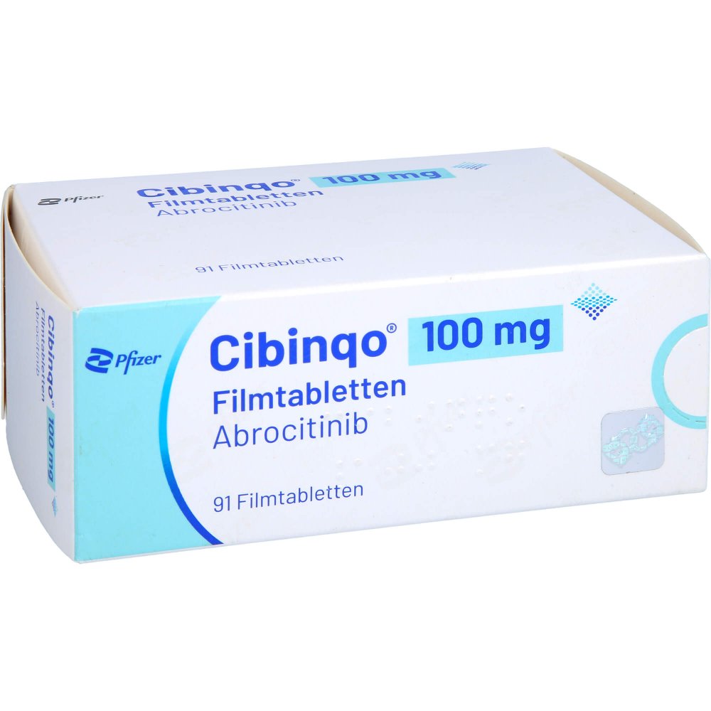 Das Produktfoto zeigt Cibinqo 100 Mg Filmtabletten (91 stk) PZN 17388014