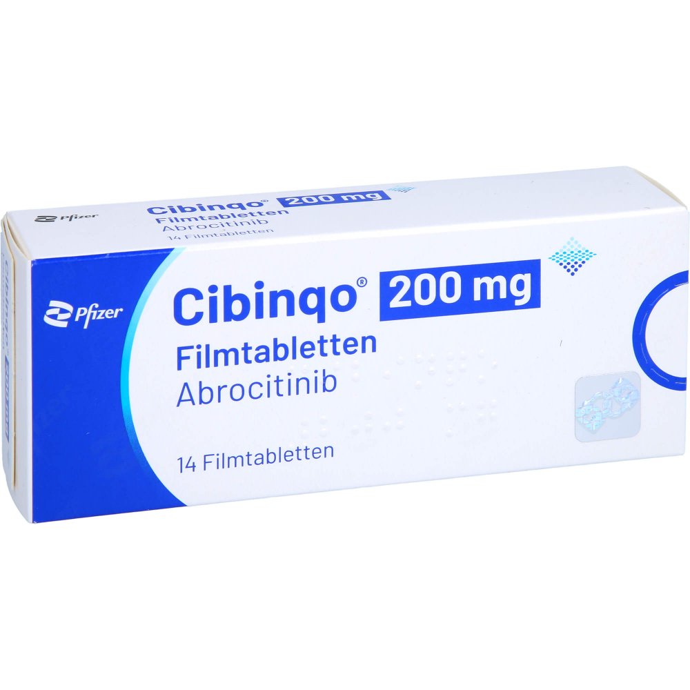Das Produktfoto zeigt Cibinqo 200 Mg Filmtabletten (14 stk) PZN 17388072