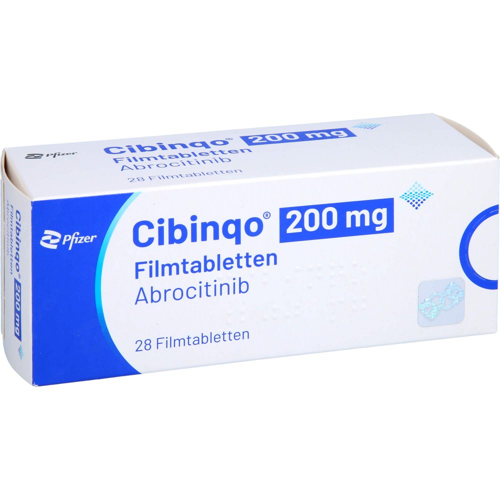Das Produktfoto zeigt Cibinqo 200 Mg Filmtabletten (28 stk) PZN 17388089
