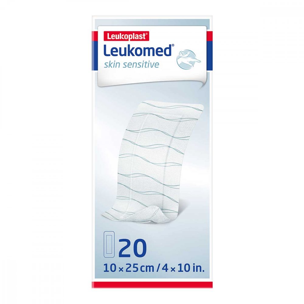 Leukomed Skin Sensitive Steril 10x25 Cm (20 stk)