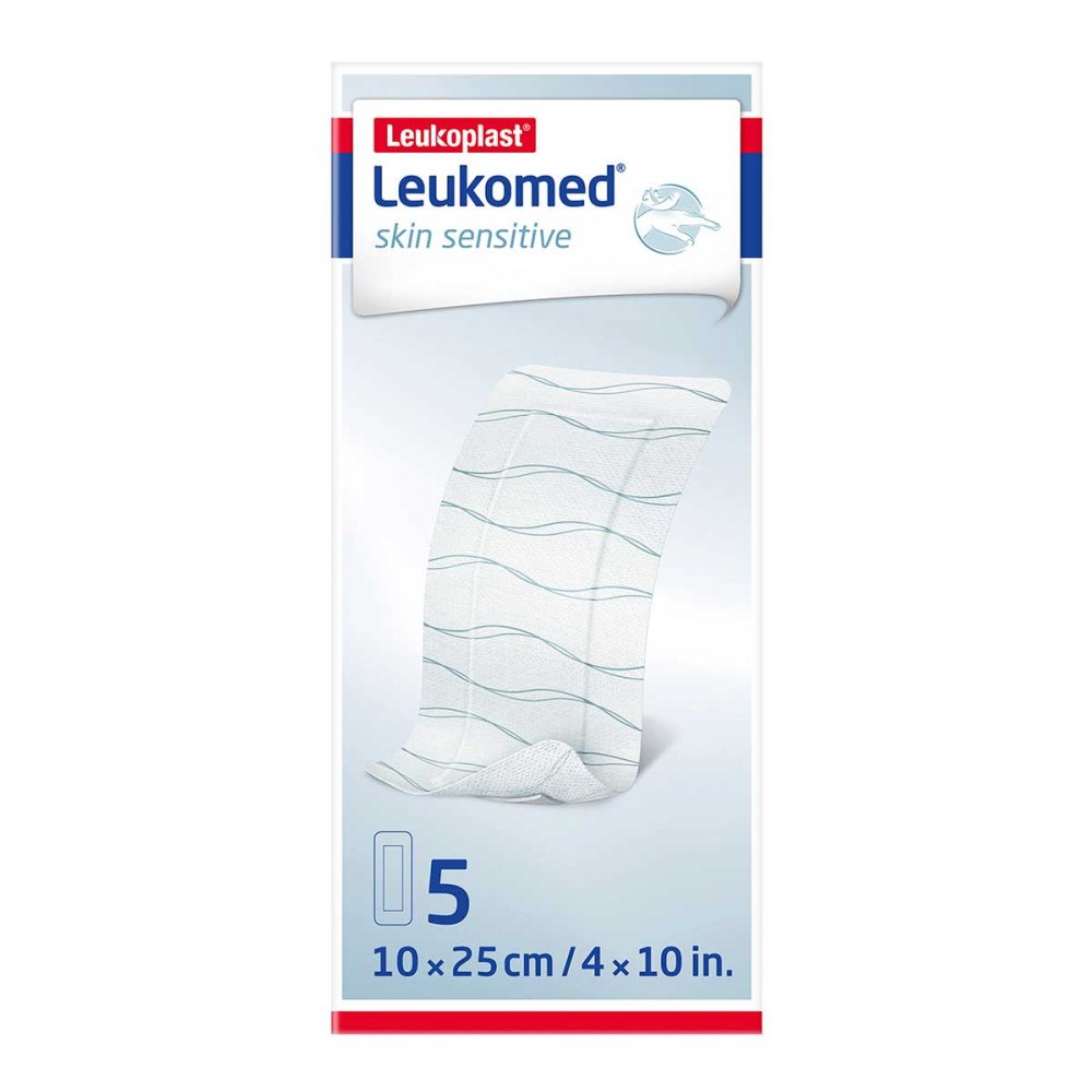 Leukomed Skin Sensitive Steril 10x25 Cm (5 stk)